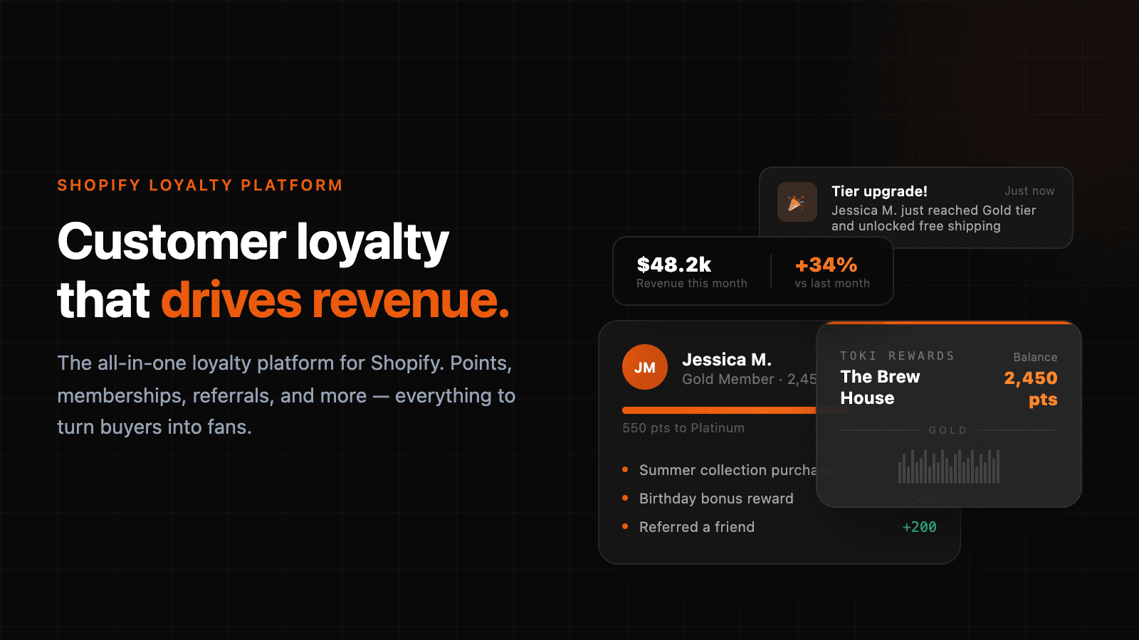 A paid or earned loyalty program that fits your brand