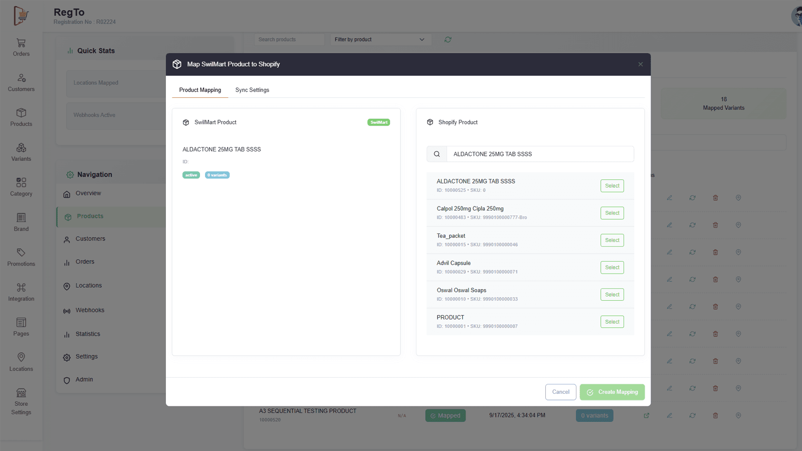 Product Sync