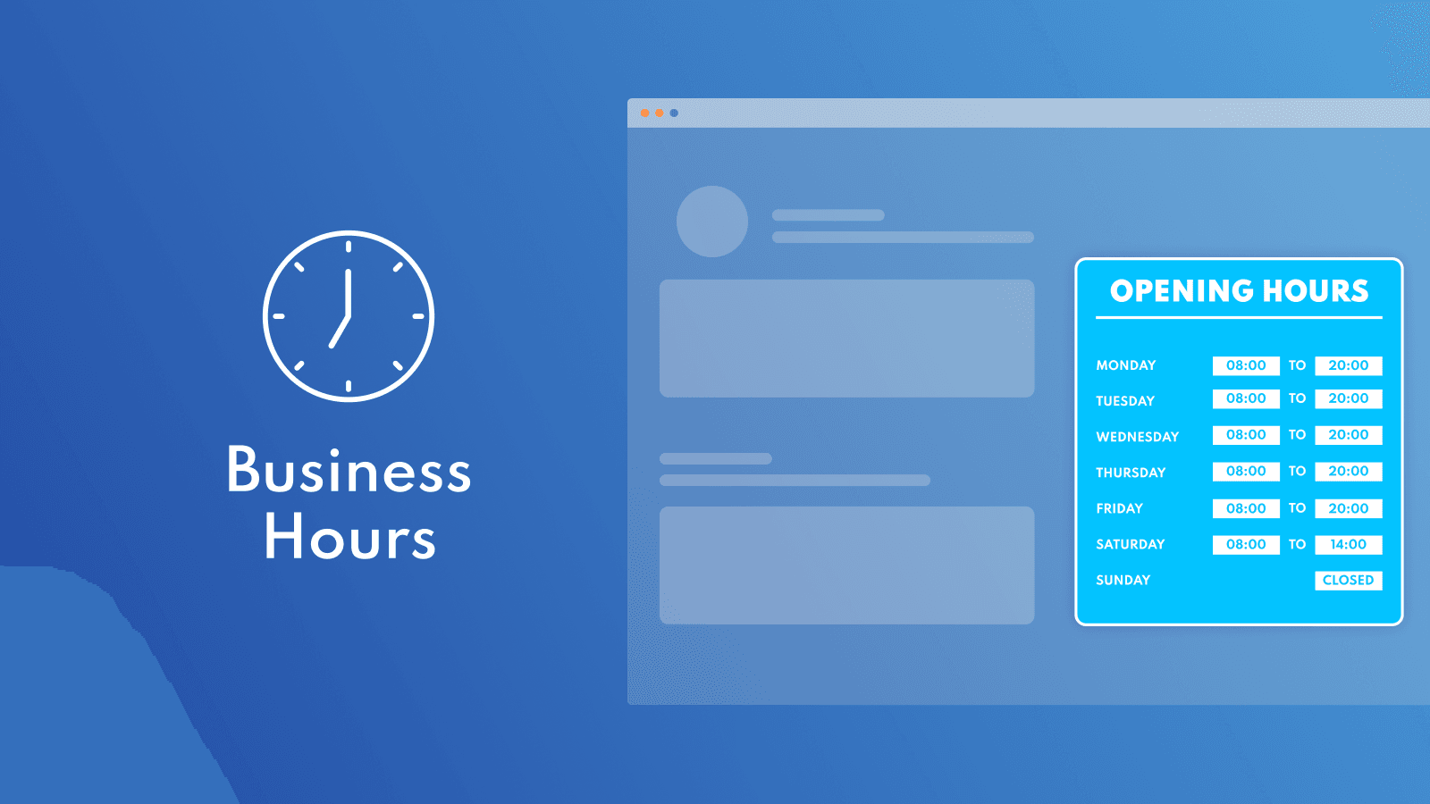 Offer Quick Access To Your Working Hours & Save Time