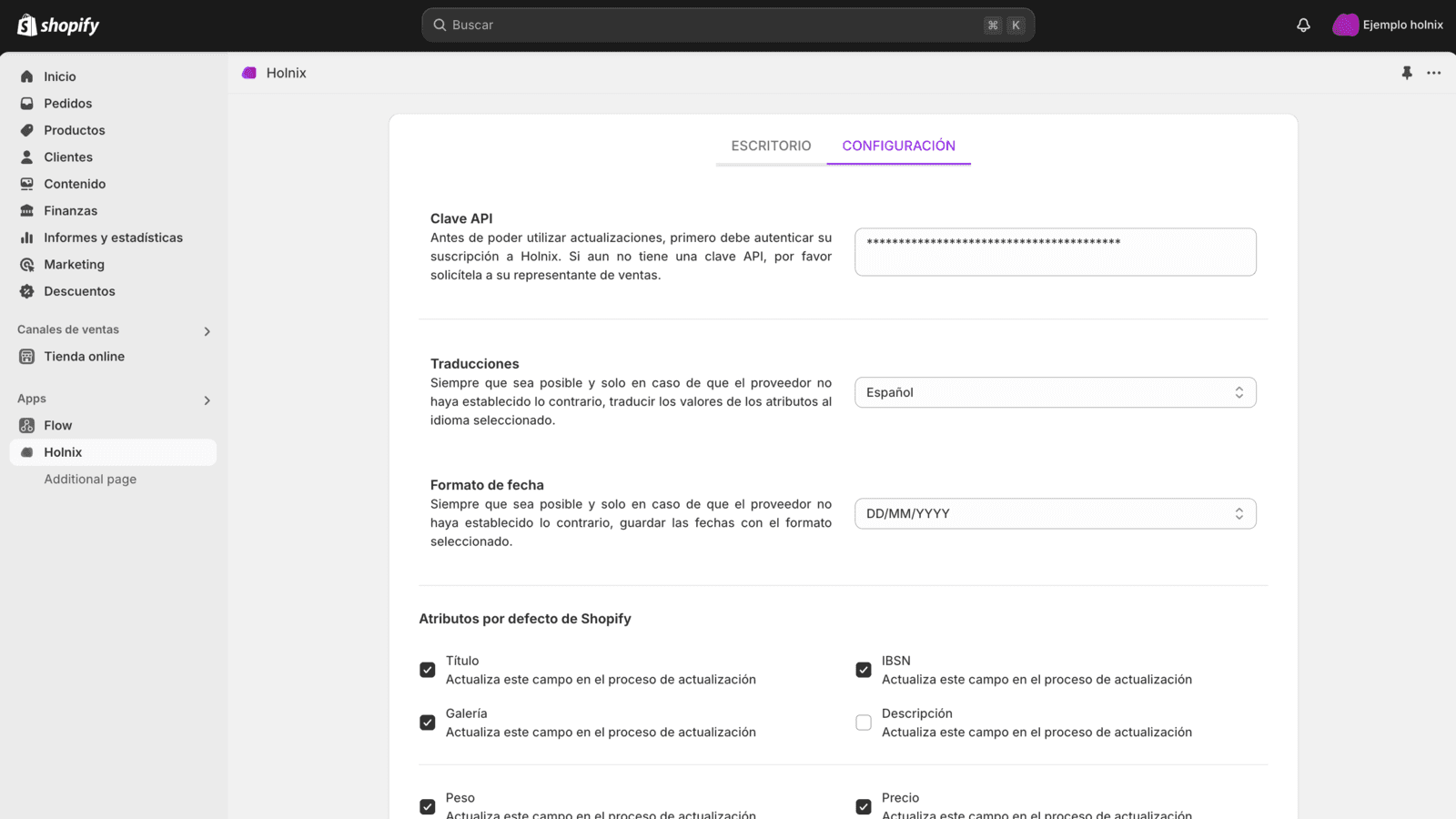 Configuración fácil, totalmente integrada en Shopify