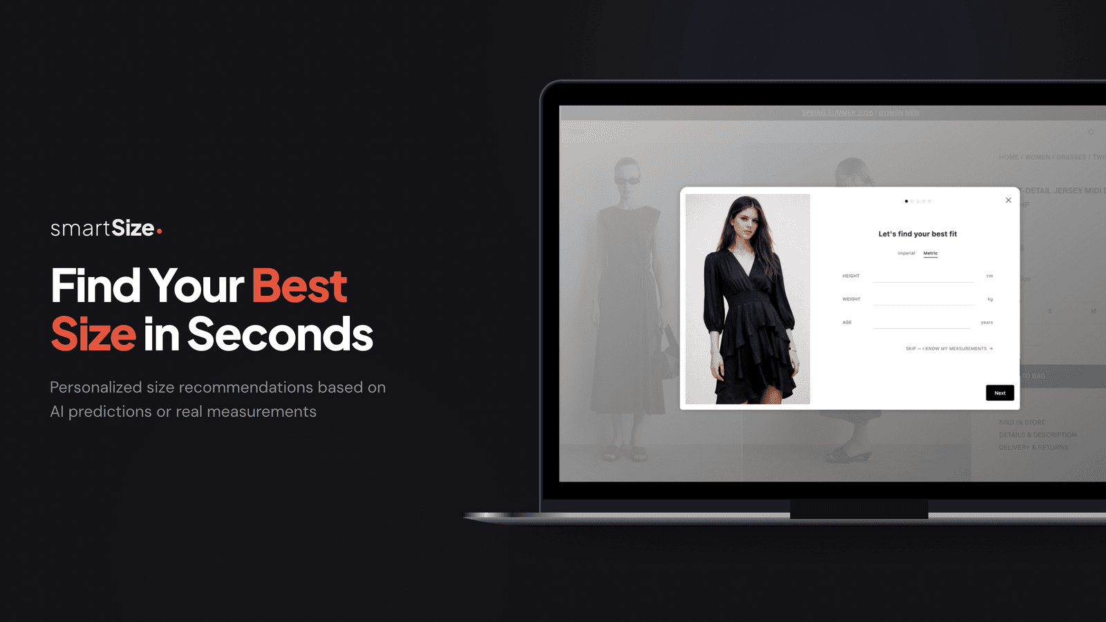 SmartSize a one stop app for size solutions