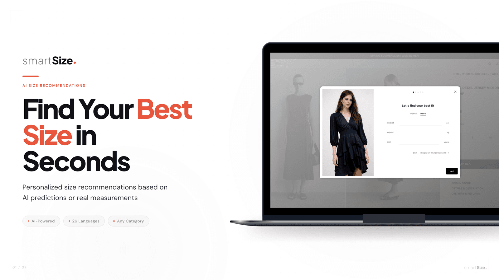 SmartSize a one stop app for size solutions