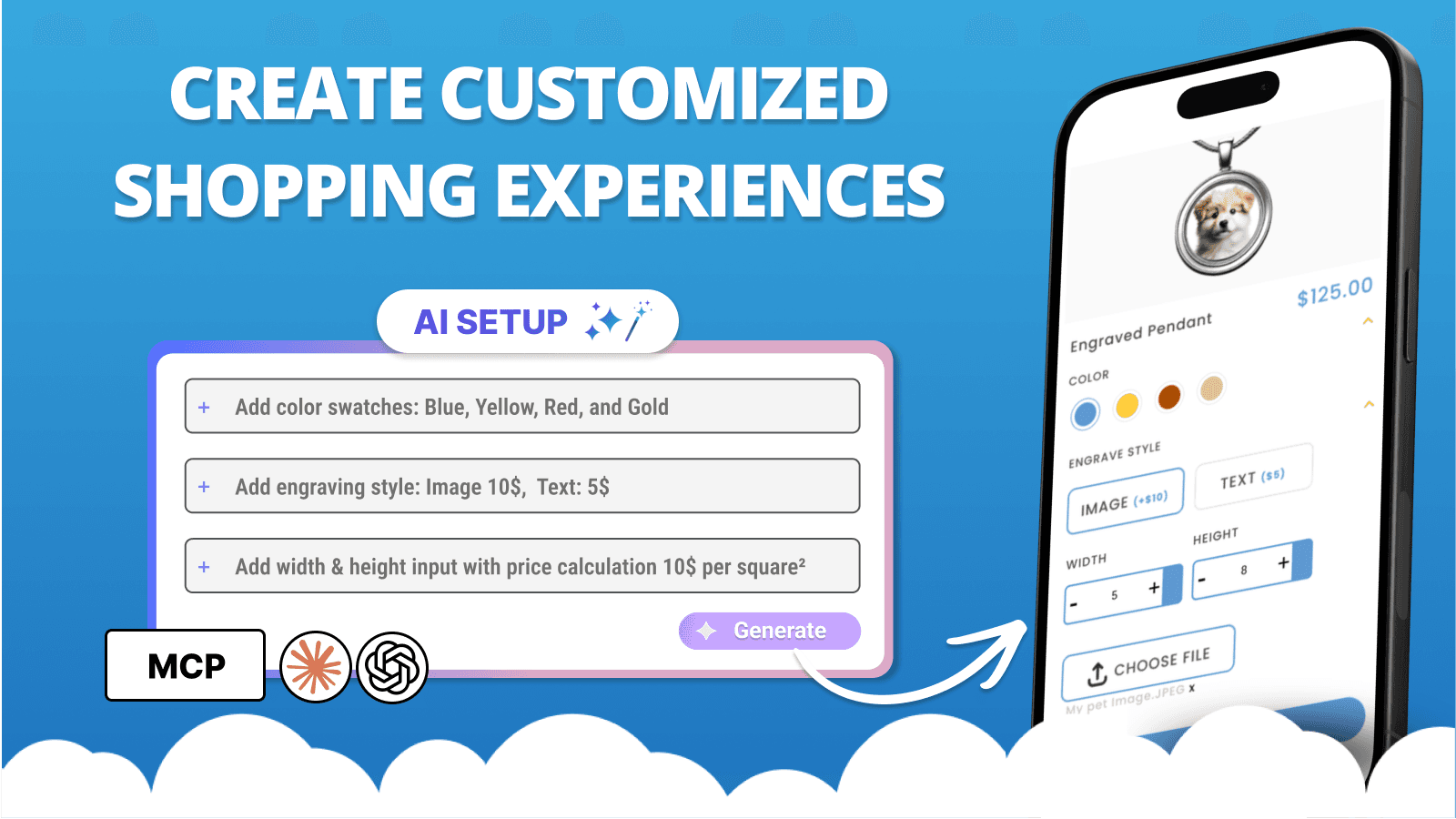 Live Product Options Customized Shipping expiriences