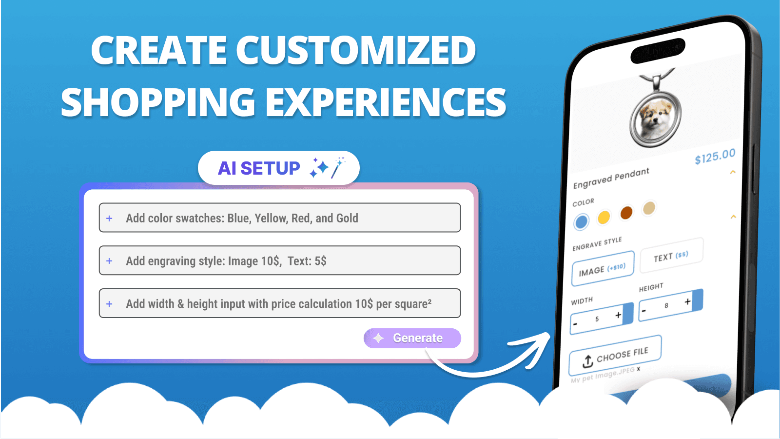 Live Product Options Customized Shipping expiriences