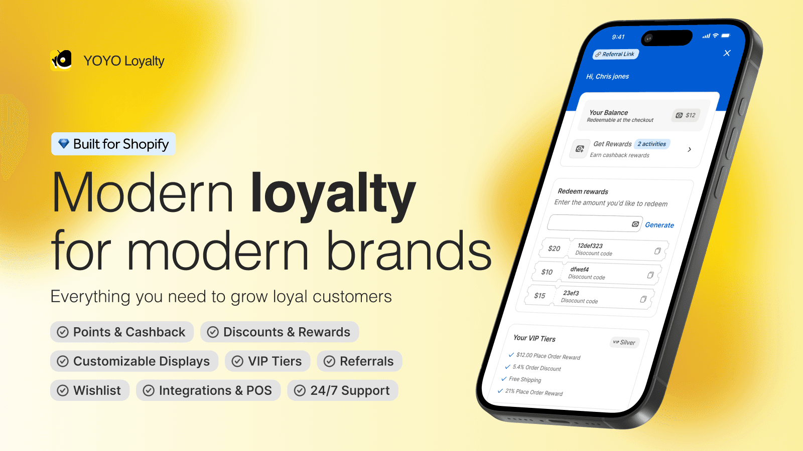 YoYo Loyalty main banner