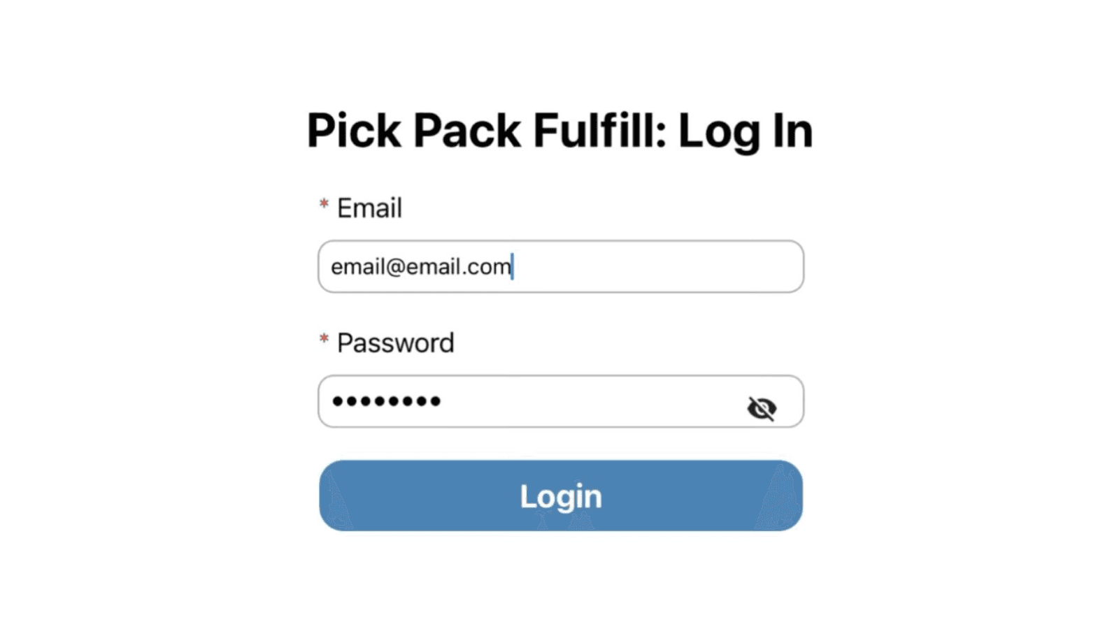 Log-in with your membership information
