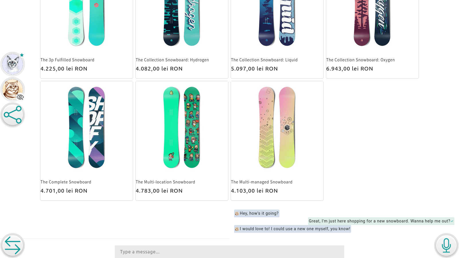 Friendzy Interactive Shopping