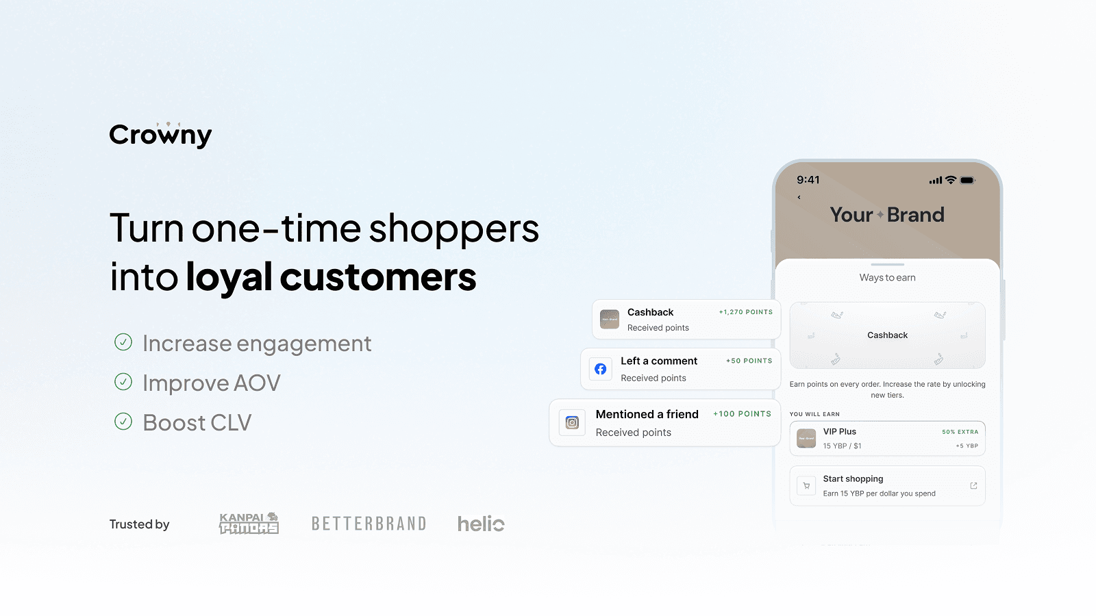 Turn one-time shoppers into loyal customers