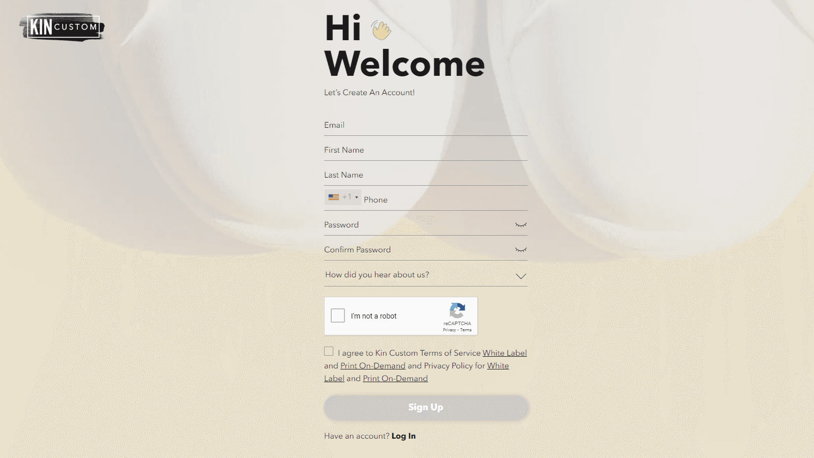 Download our free app and register your account.