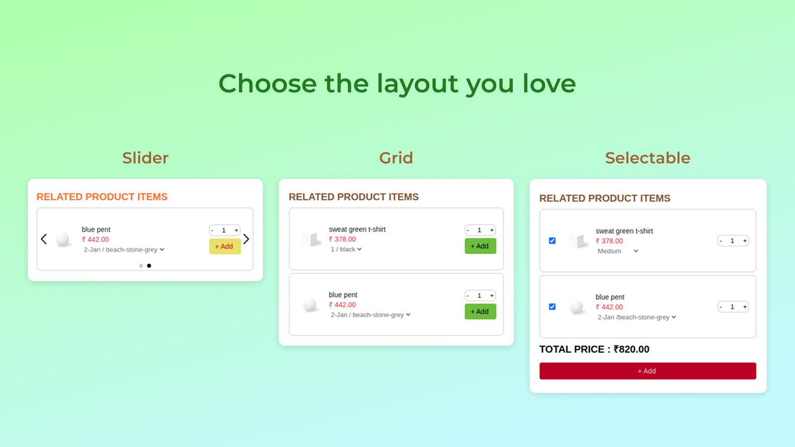 Complete your look & save more!