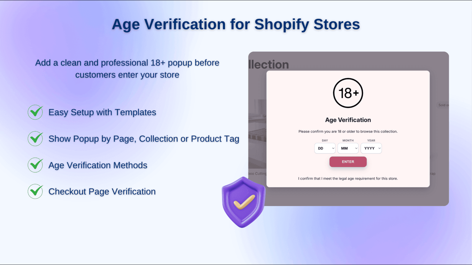Age Verification for Shopify Stores