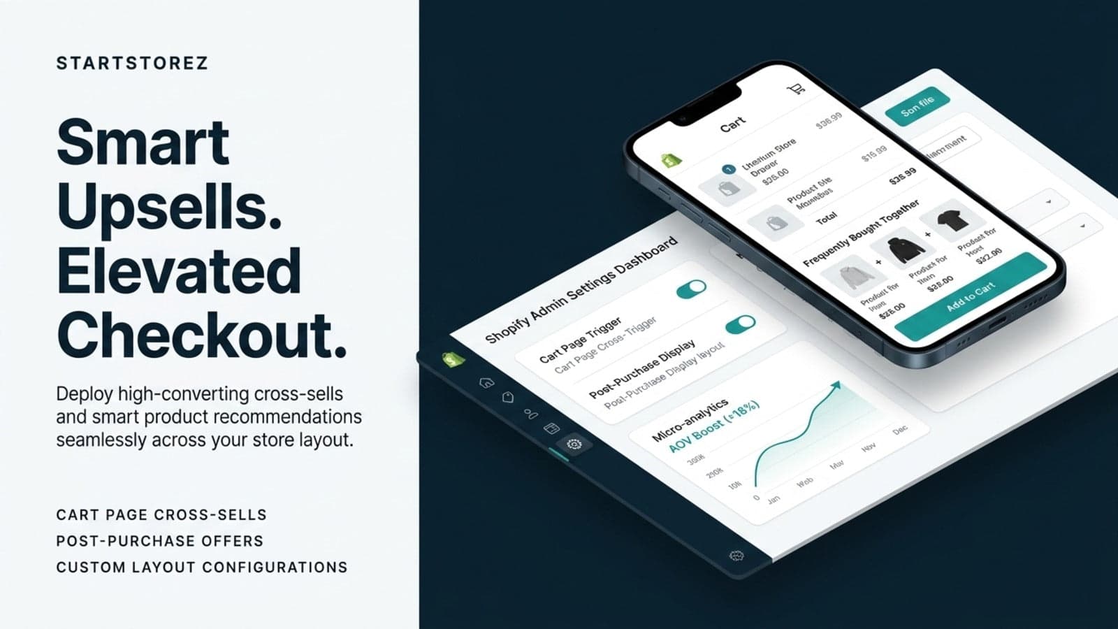 Upsell and cross sell app