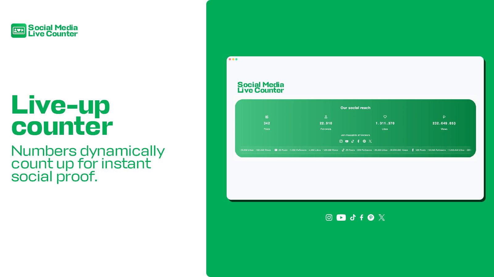 App Block - Social Media Counter