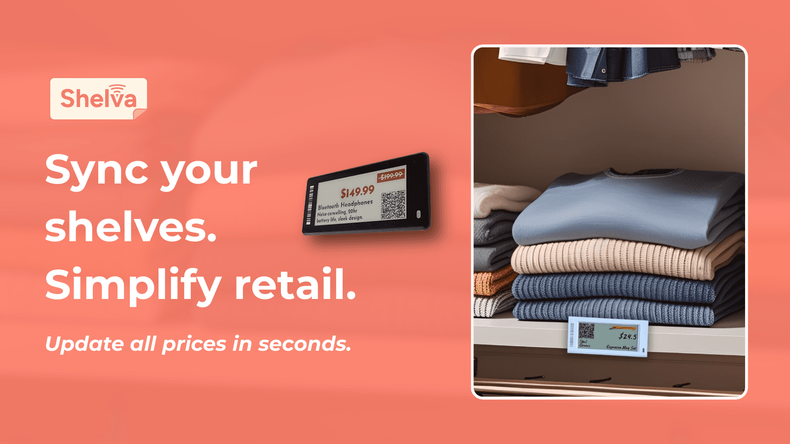 Sync your shelves. Simplify retail