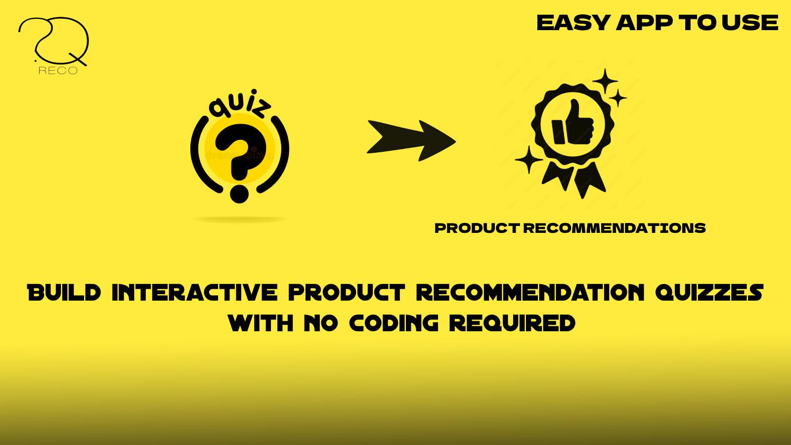 Create product recommendation Quiz. Collect leads and increase
