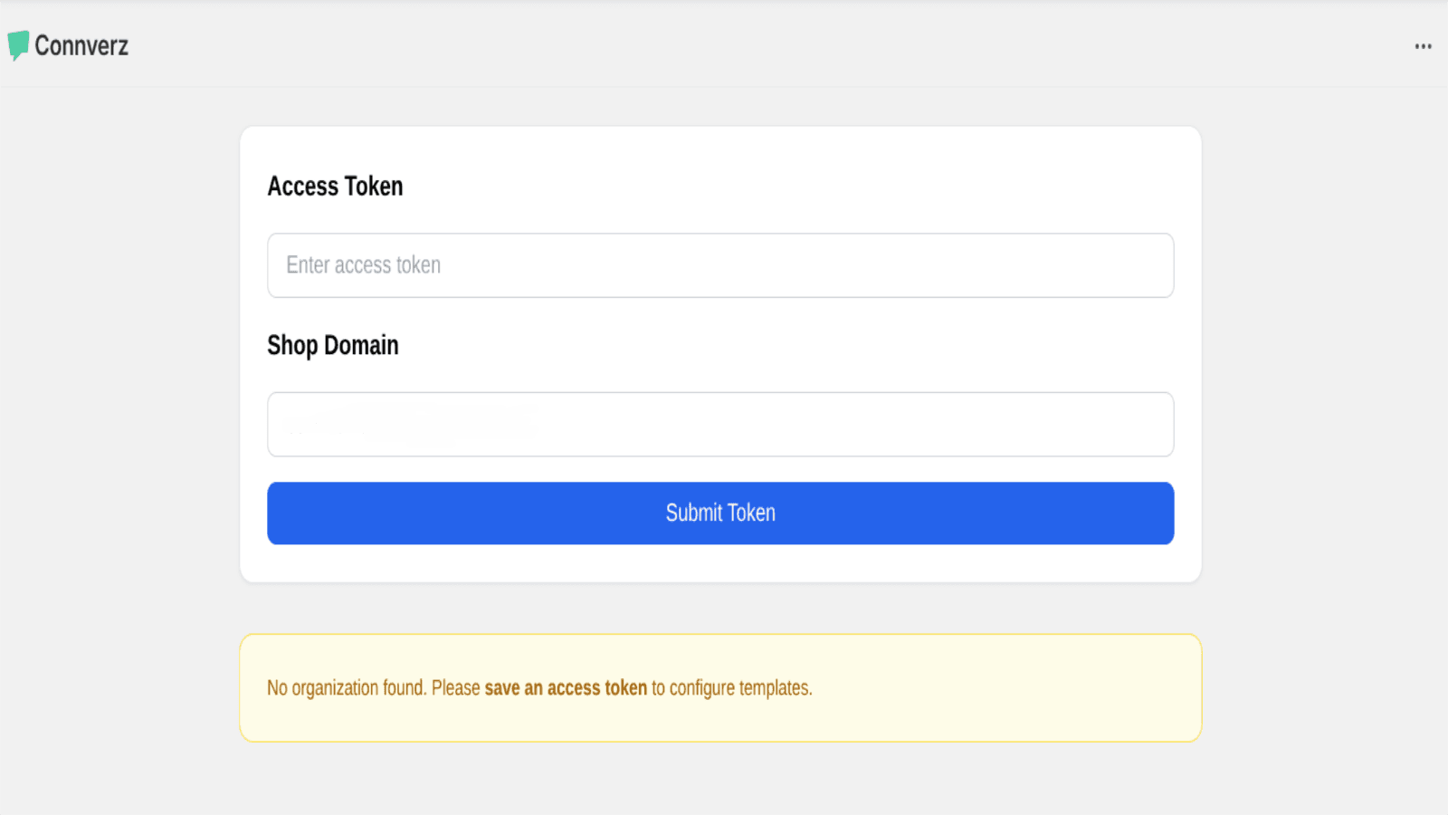 Connverz shopify application