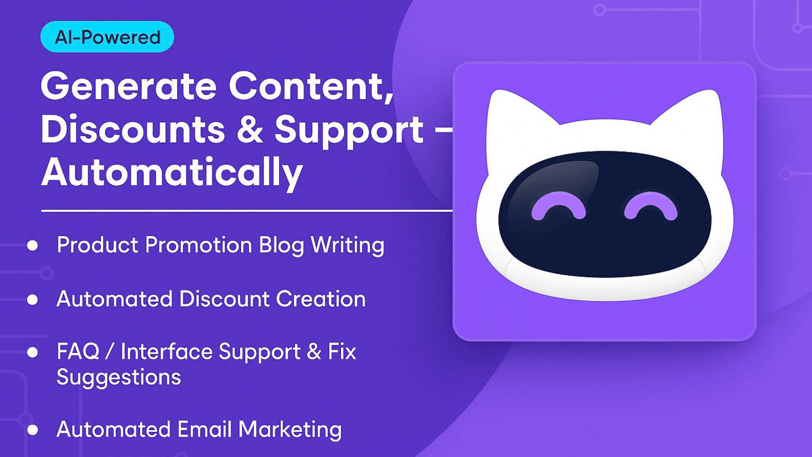 Generate Content Blog, Support Automatically