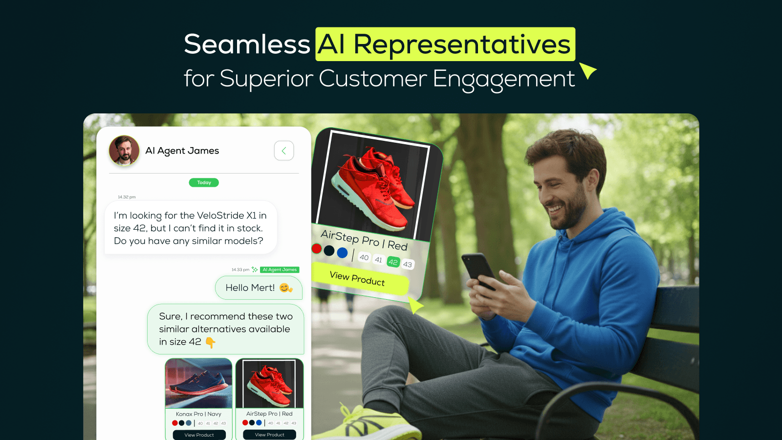 Seamless AI Reprensentatives for Superior CX