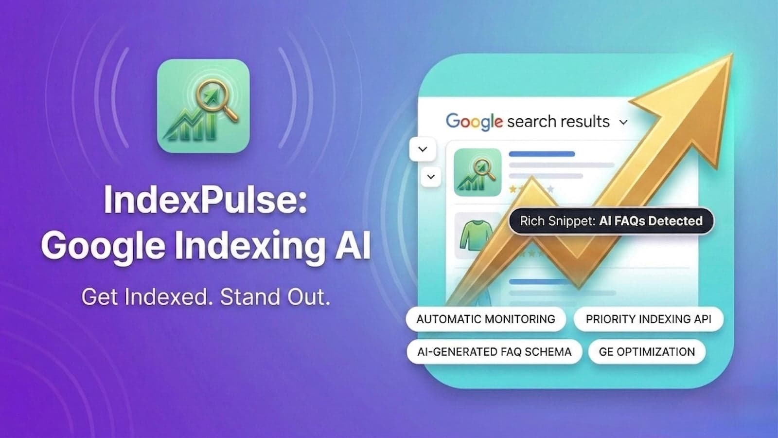 Promotional banner for IndexPulse