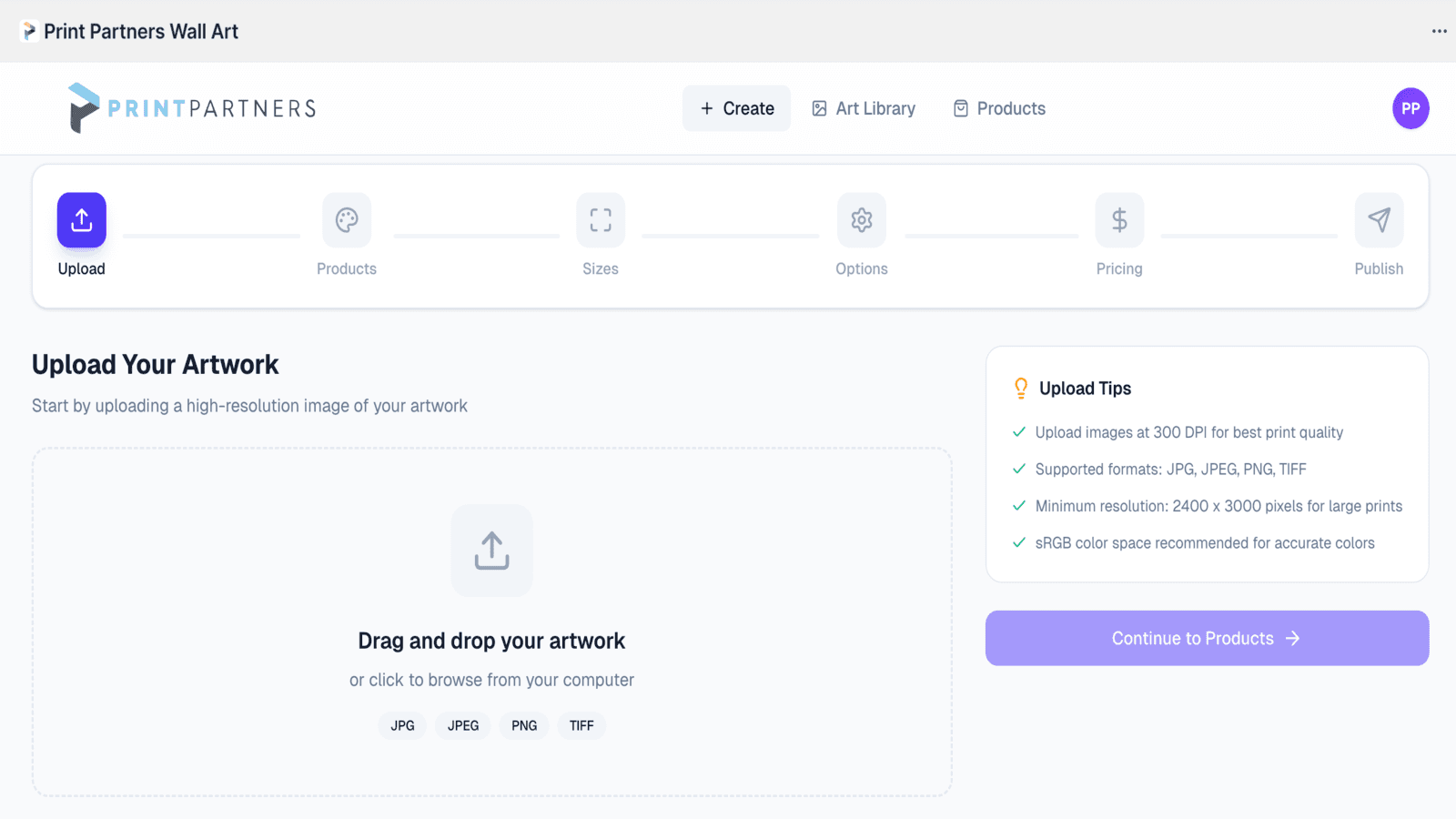 Create product