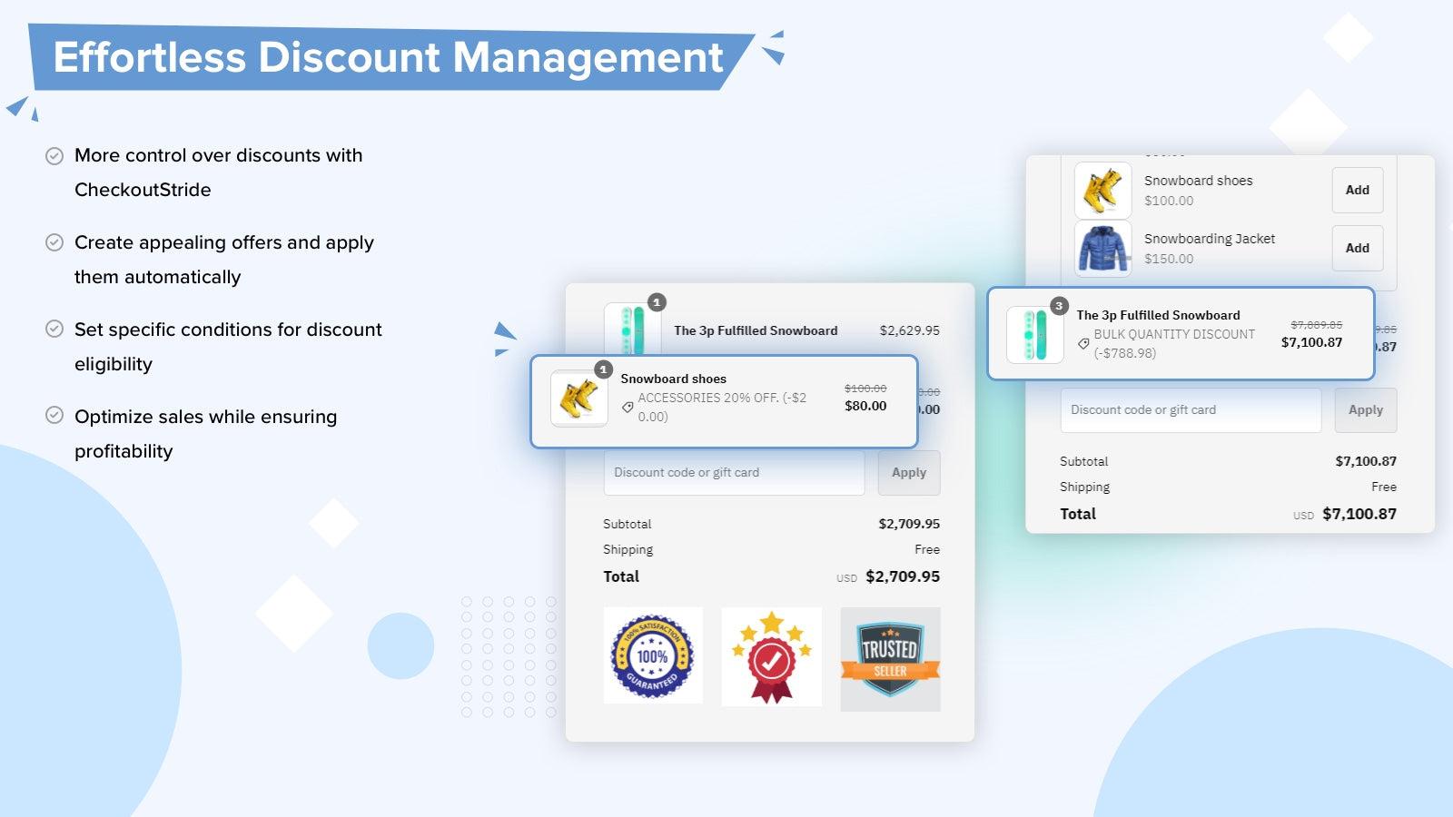 Effortlessly Manage Discount