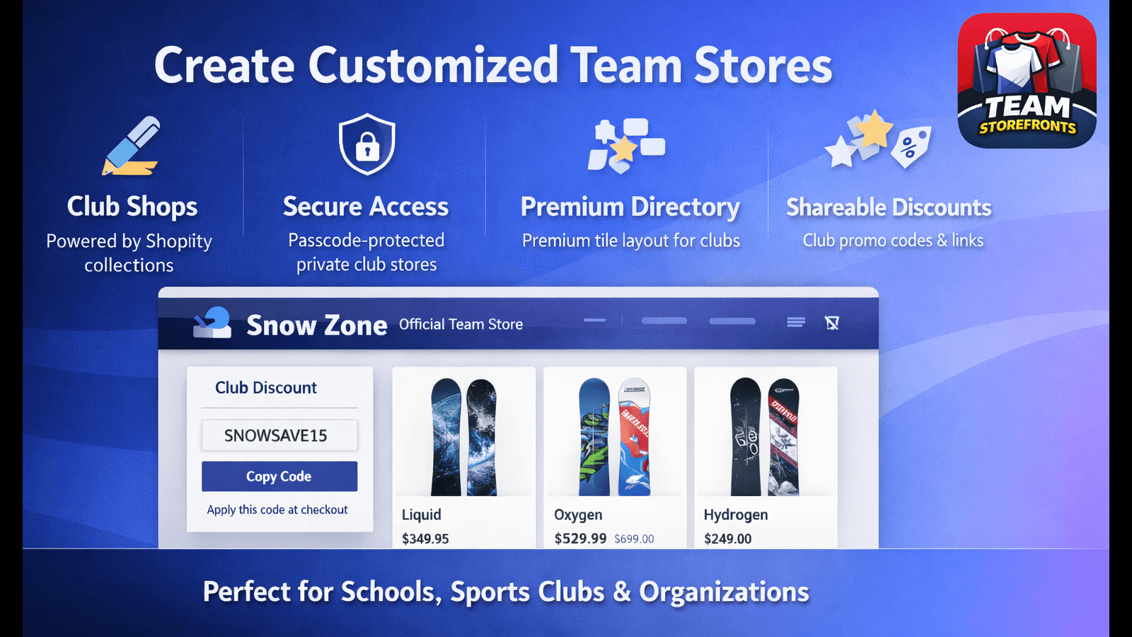 Team Storefronts