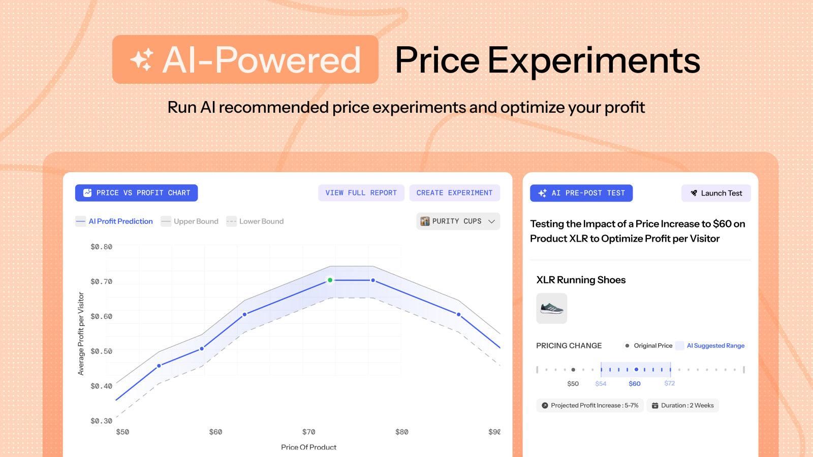 AI Powered Price Experiments