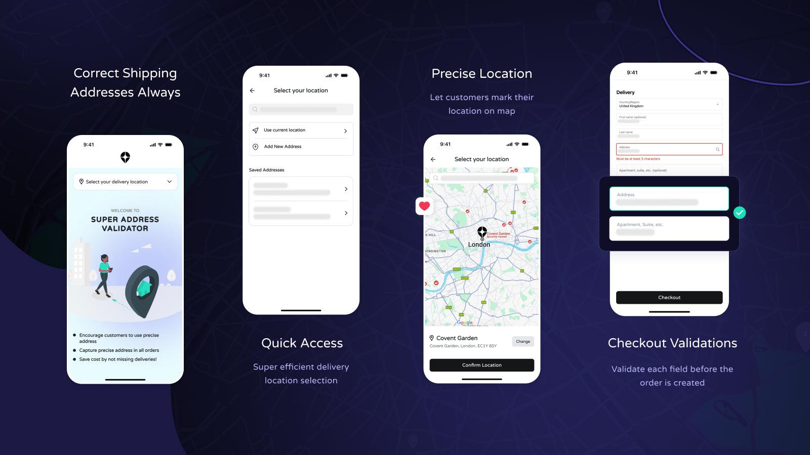 Customer precise location