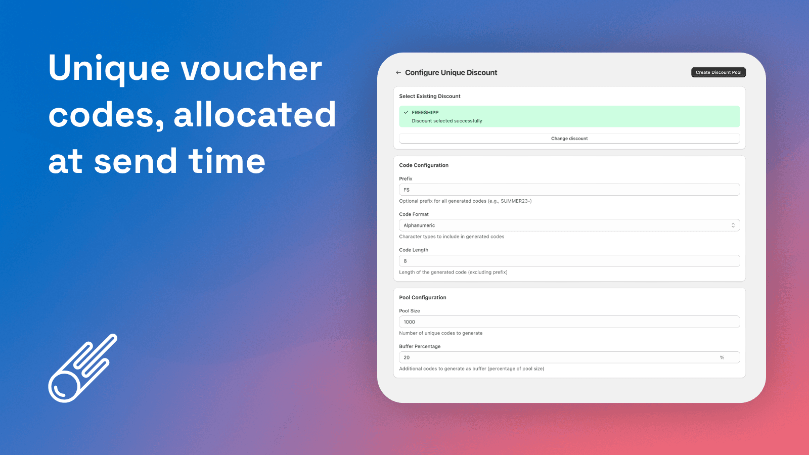 Unique Discount Allocator