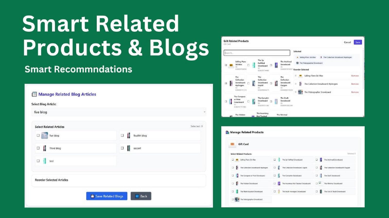 Smart Related Products & Blogs