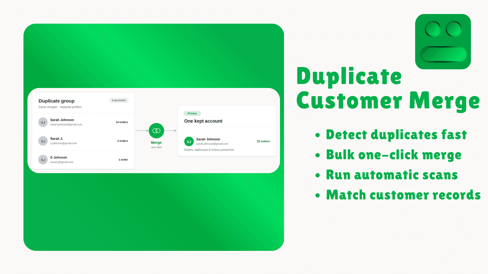 Duplicate Customer Merge