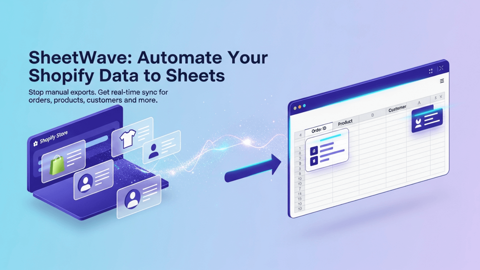 SheetWave: Automate Your Shopify Data to Sheets
