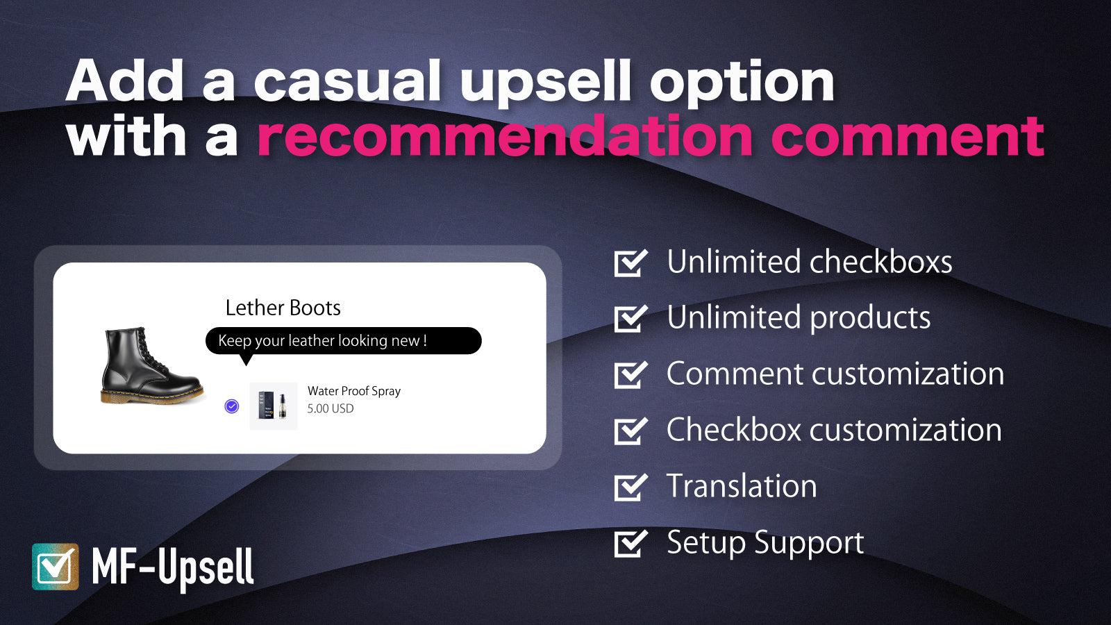 MF Upsell : Easy and simple upsell solution