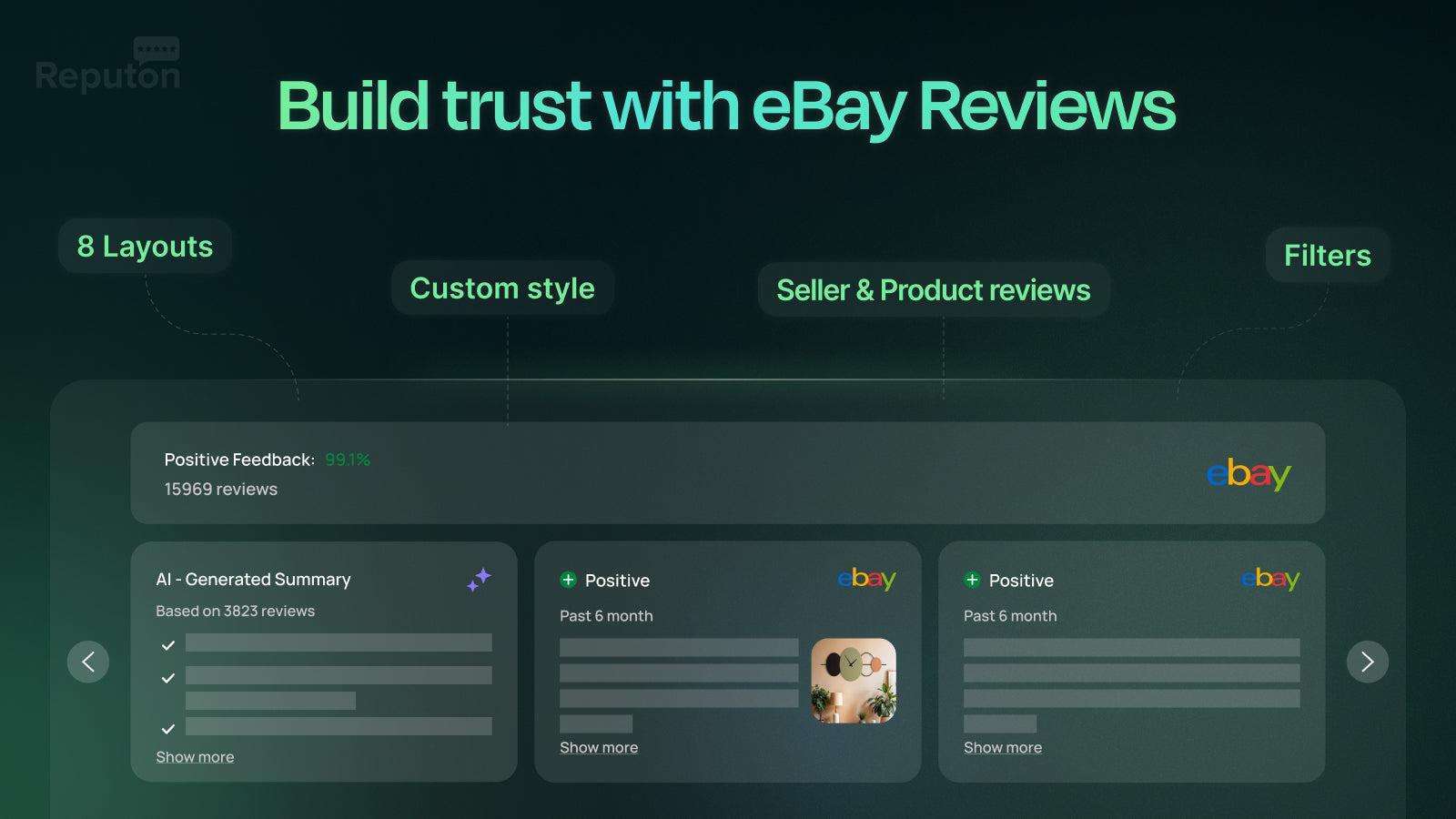 Ebay reviews widget