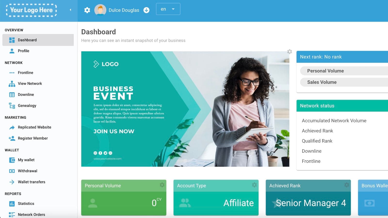 Affiliate Dashboard