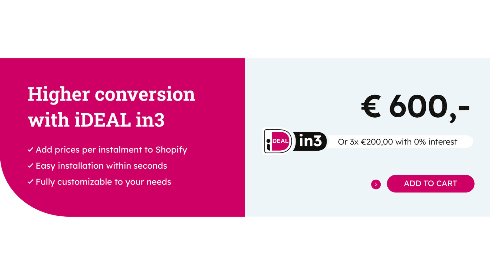 Higher conversation with iDEAL in3