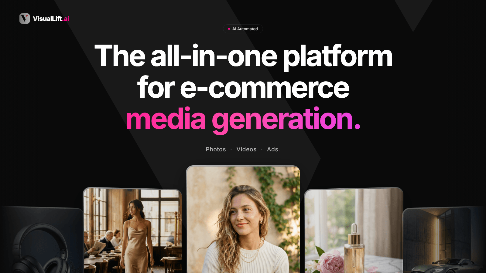 AI media platform for e-commerce — photos, videos, ads