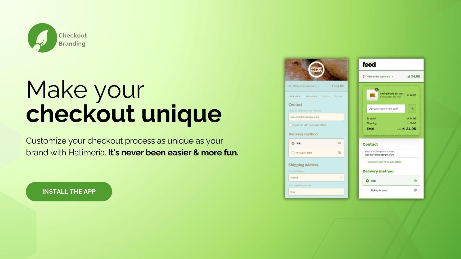 Hatimeria Checkout Branding