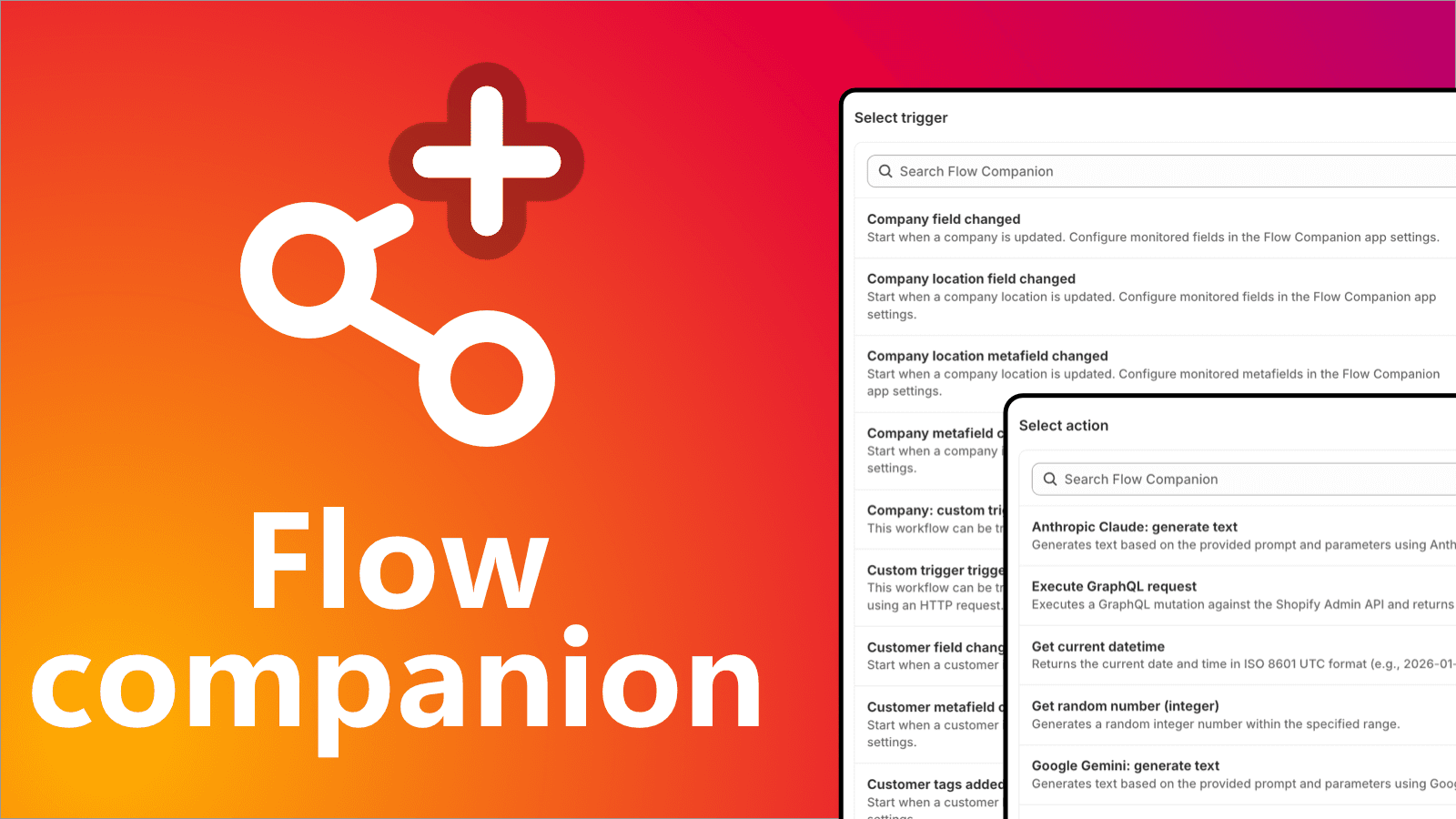 Extend the Flow capabilities with custom triggers and actions