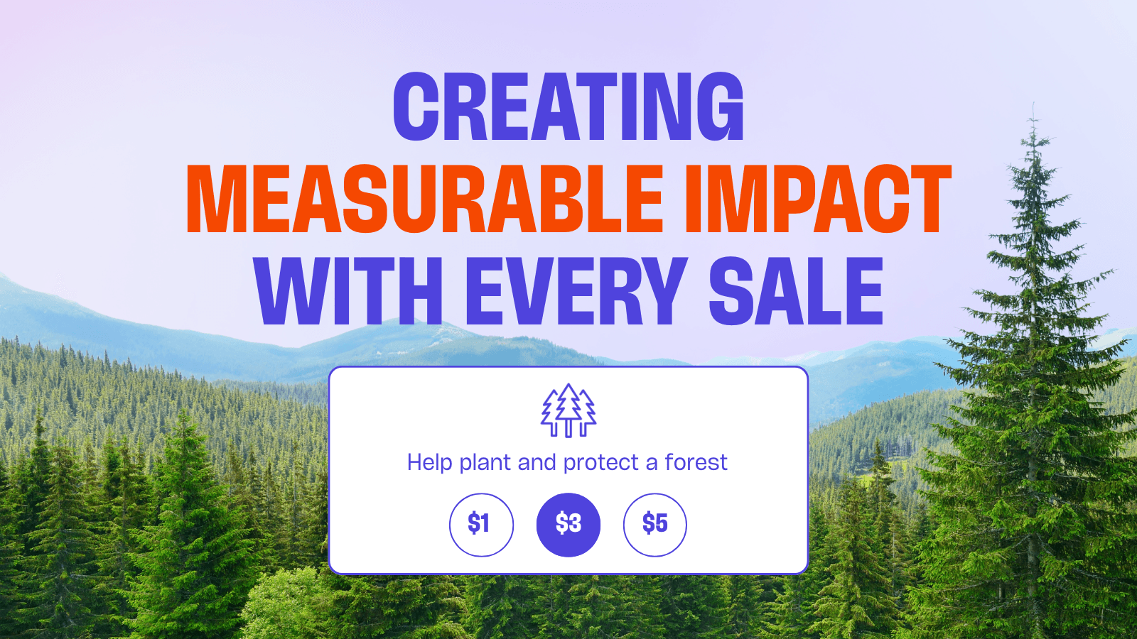 Creating measurable impact with every sale