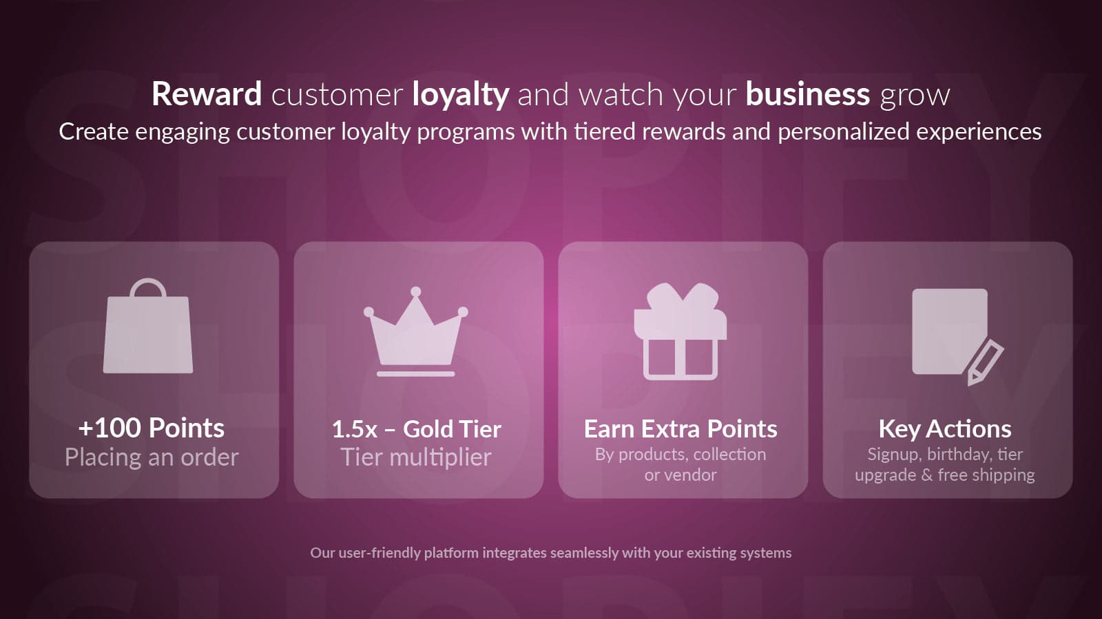Reward customer loyalty and watch your business grow