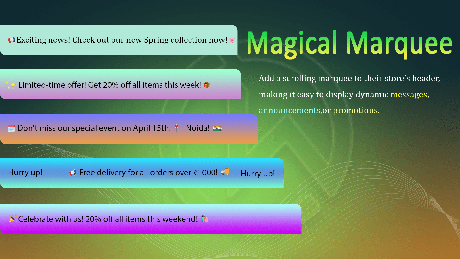 WBL - Magical Marquee