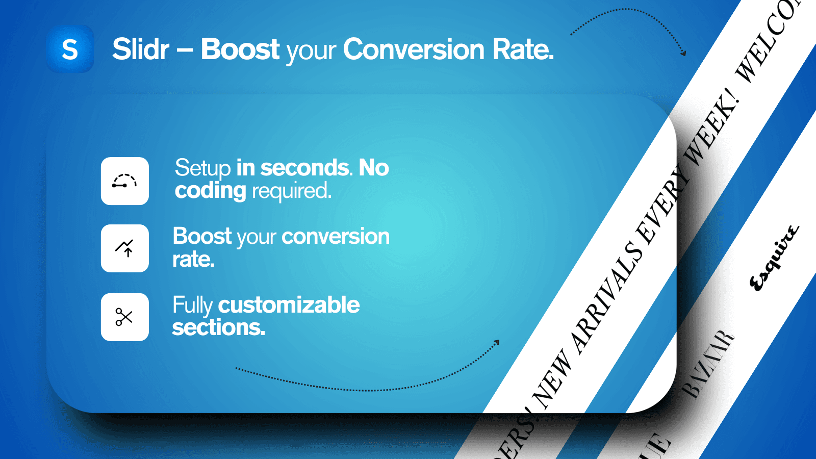 slidr - boost your conversion rate