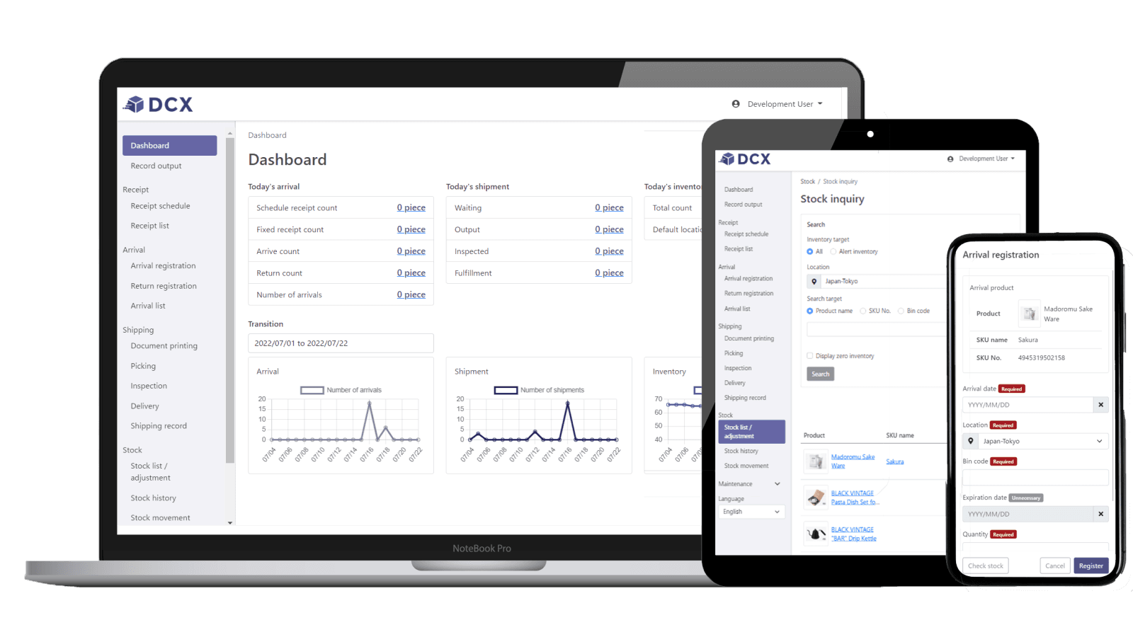 DCX Shopify App Screenshot