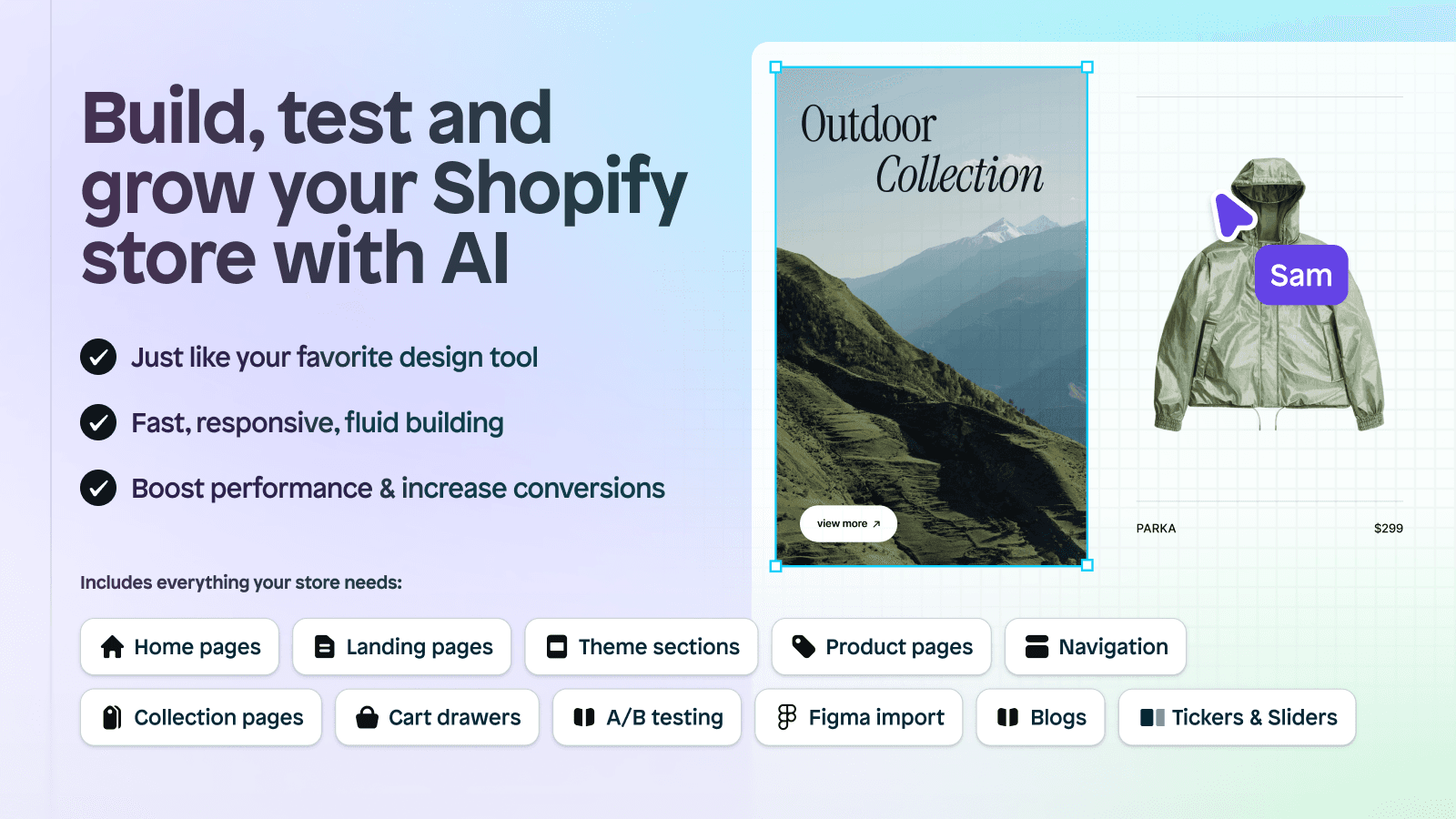 Instant AI Page Builder