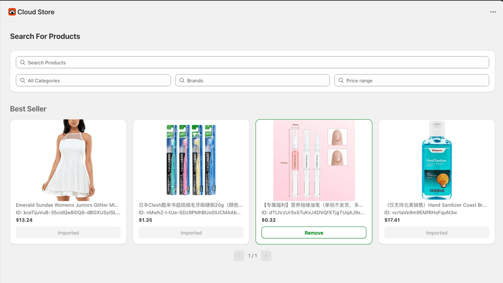 search products