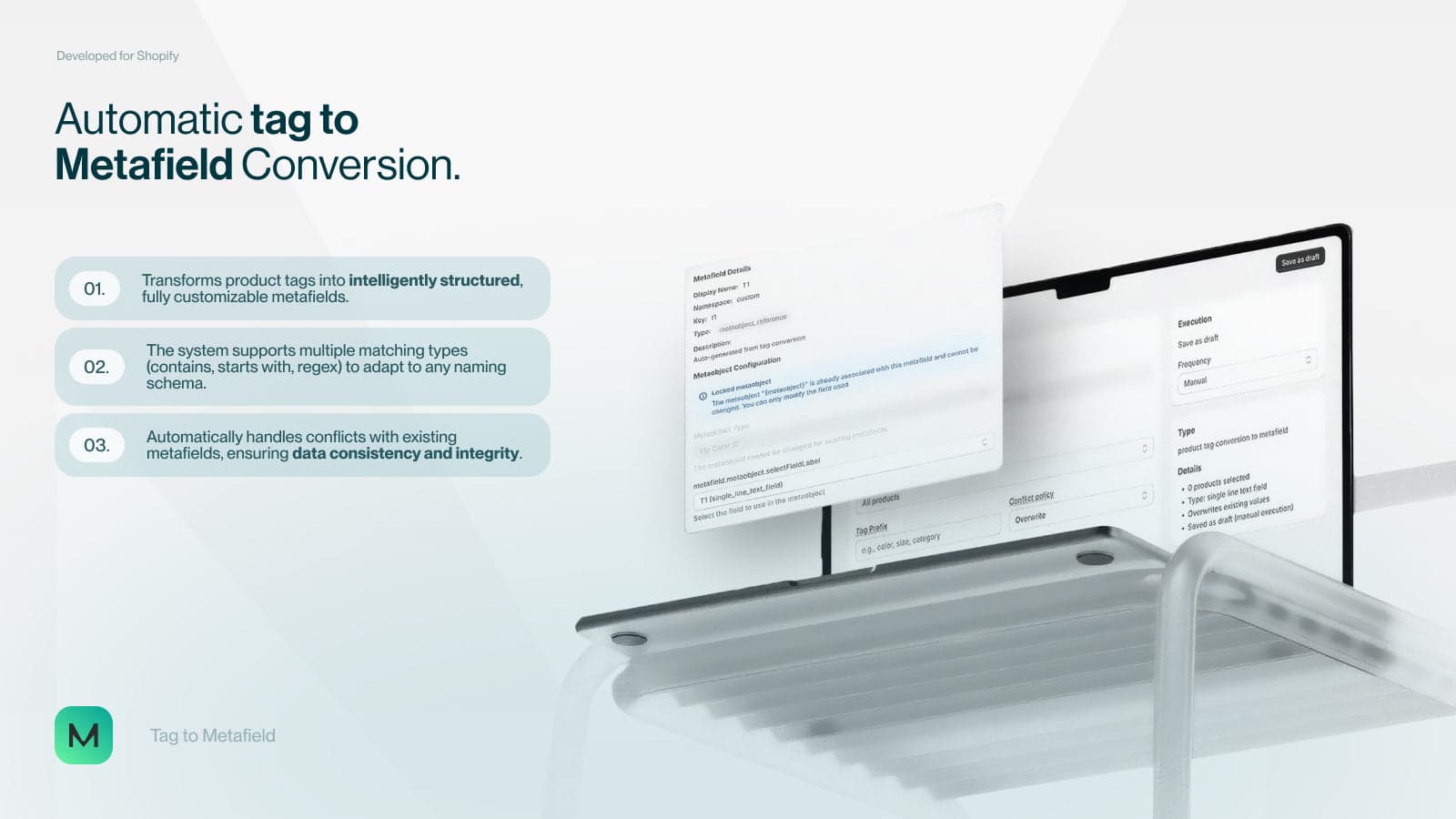 T2M: Tag to metafields Shopify app