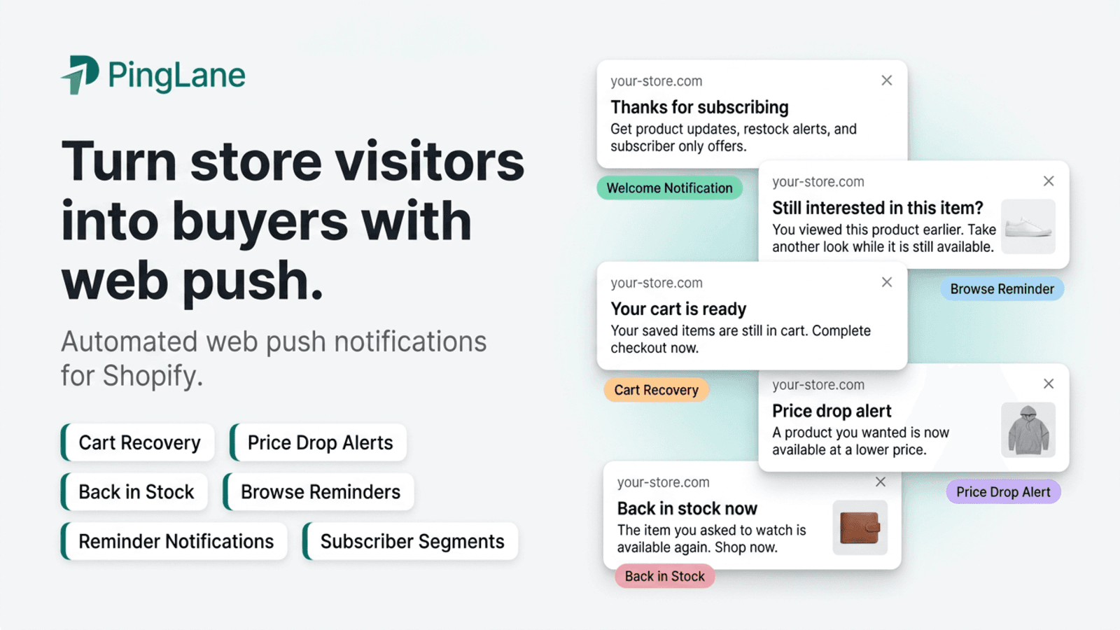 Automated push notifications bringing shoppers back