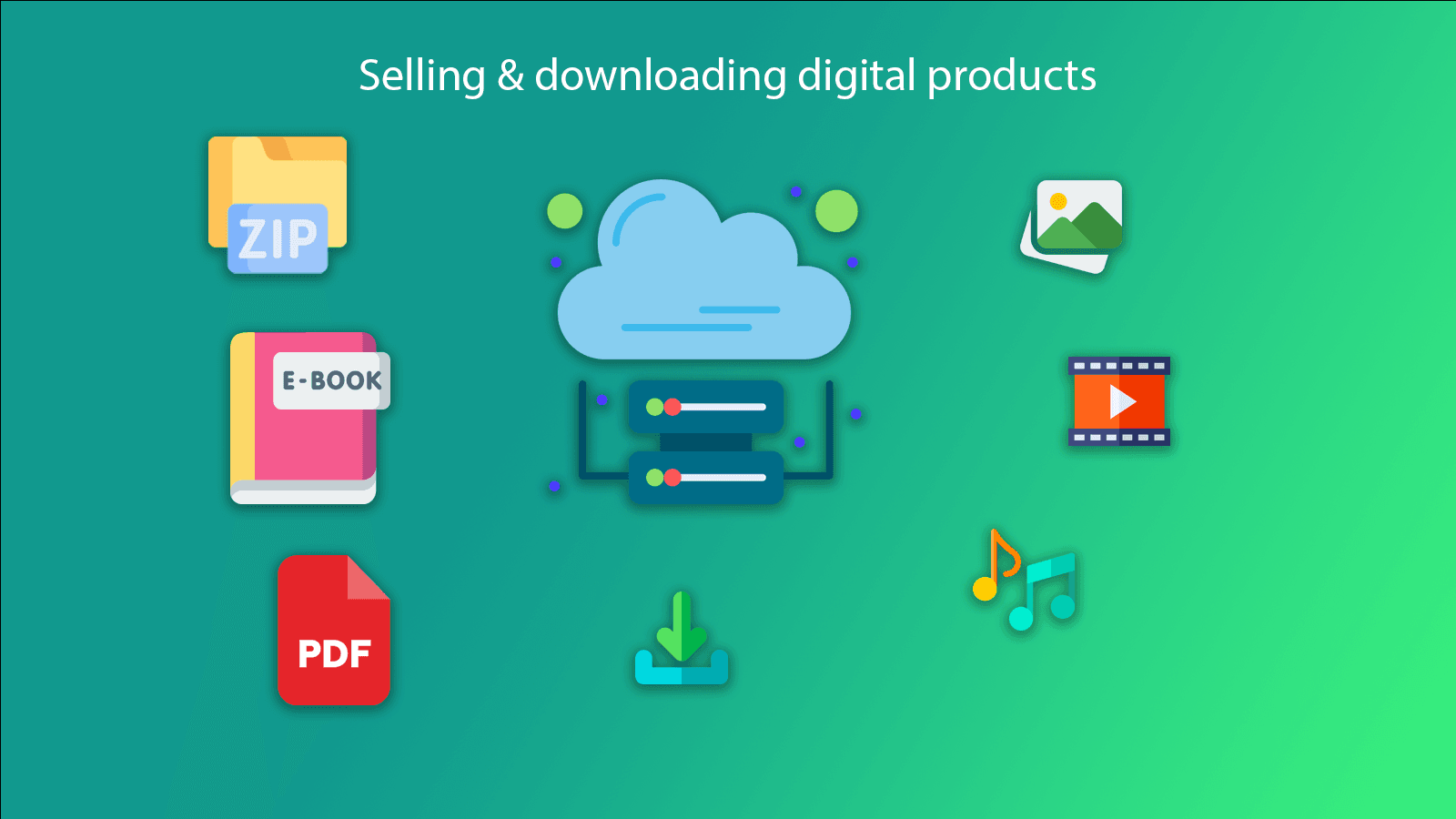 Selling and downloading digital products