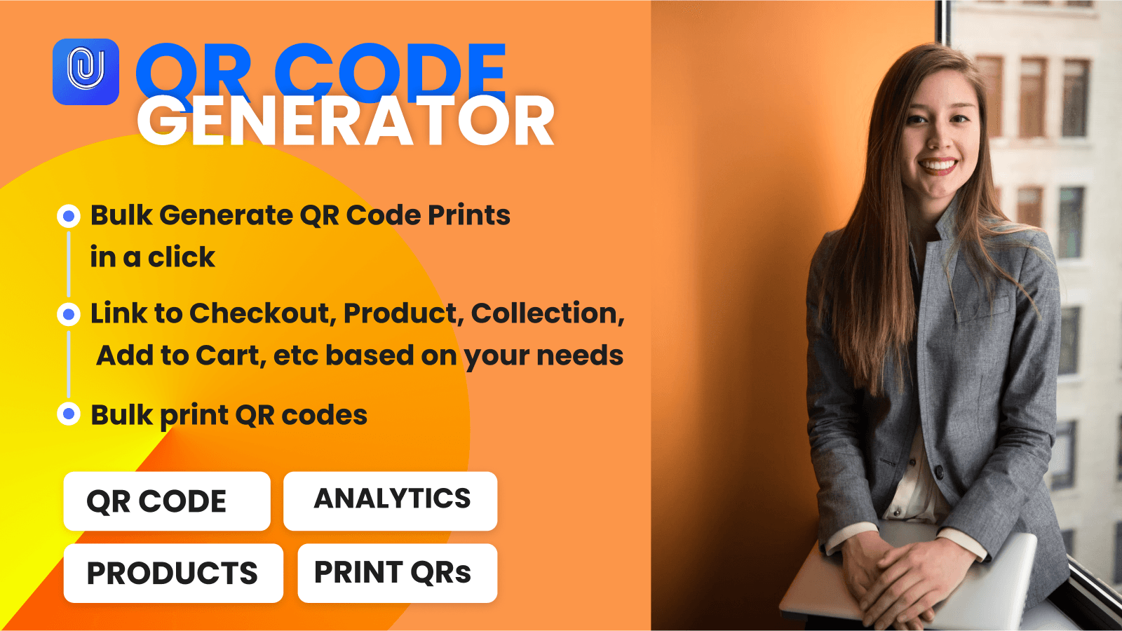 QR code maker generator for shop to generate product QR code app